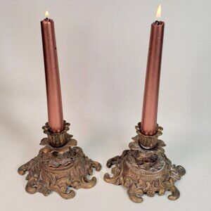 Vintage Pair of Candle Holders